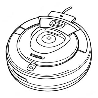 Page A Colorier De Robot De Nettoyage Roomba 48254-40106