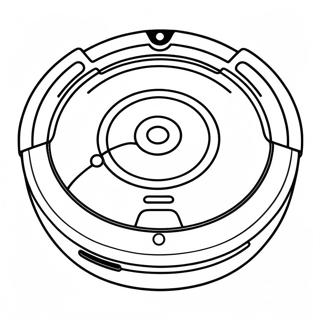 Page A Colorier De Robot De Nettoyage Roomba 48254-40107