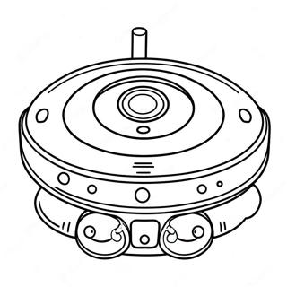 Page A Colorier De Roomba Mignon Avec Un Visage Souriant 48255-40115