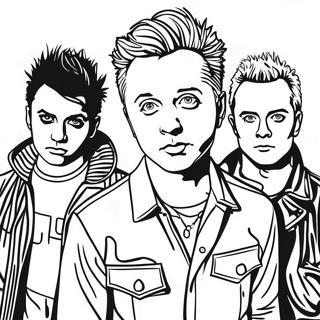 Page A Colorier De Green Day 48274-40128