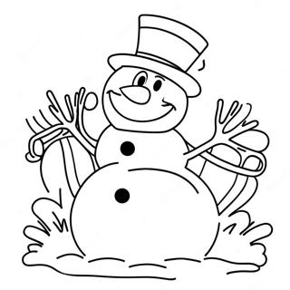 Page A Colorier Frosty 4831-3883