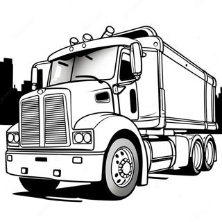 Page A Colorier De Camion Plateau 48334-40170