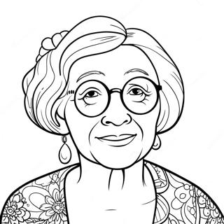 J'aime Ma Grand-Mère Pages À Colorier