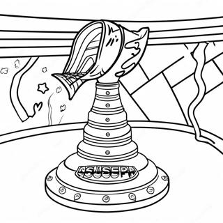 Page A Colorier Dun Match Excitant De La Coupe Stanley 4842-3895