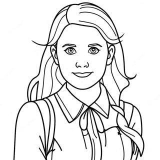 Page A Colorier Ginny Weasley Aventuriere 48455-40260