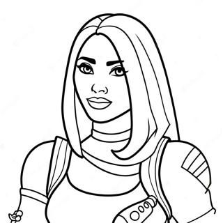 Page A Colorier Fortnite Imani 48534-40322