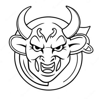 Page A Colorier Logo Des Devils Du New Jersey 48564-40346