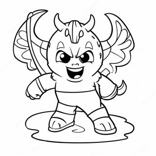 Page A Colorier Mascotte Des Devils Du New Jersey 48565-40354