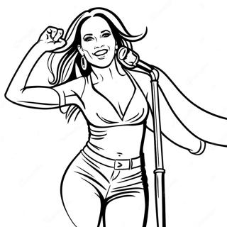 Page A Colorier De Jennifer Lopez En Performance Sur Scene 48595-40386