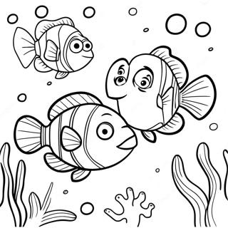 Page A Colorier Laventure Sous Marine De Nemo Et Dory 4862-3910