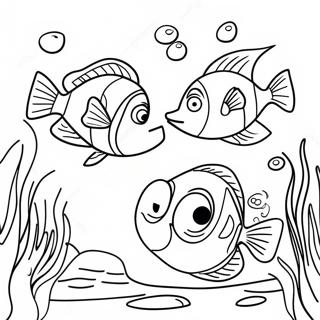 Page A Colorier Laventure Sous Marine De Nemo Et Dory 4862-3911