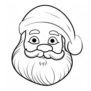 Page A Colorier De Visage De Pere Noel 48634-40411