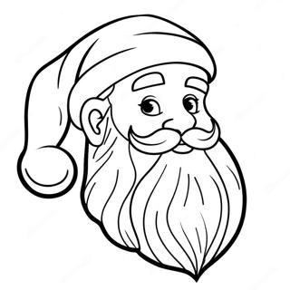 Page A Colorier De Visage De Pere Noel 48634-40412