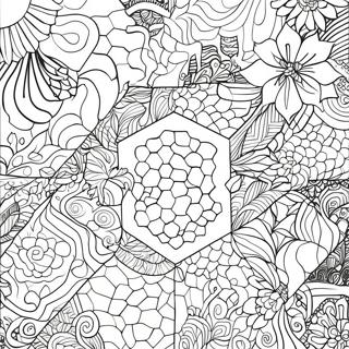 Hexagone Pages À Colorier