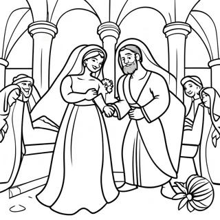 Page A Colorier Mariage A Cana 48684-40452