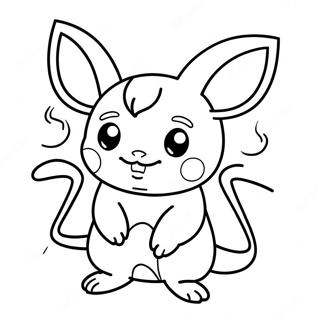 Page A Colorier Raichu 4871-3915