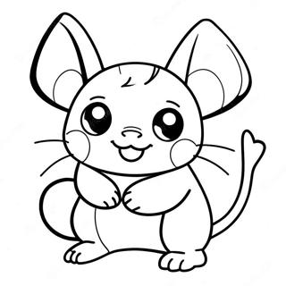 Page A Colorier Raichu 4871-3916