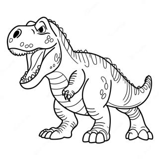 Page A Colorier De Giganotosaurus Rugissant 48835-40570