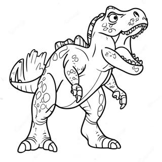 Page A Colorier De Giganotosaurus Rugissant 48835-40572