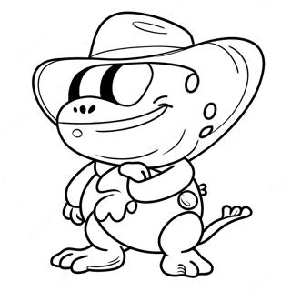 Shérif Toadster Pages À Colorier