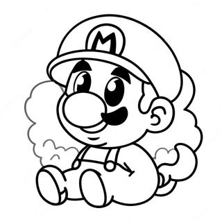 Page A Colorier De Bebe Mario 48884-40595