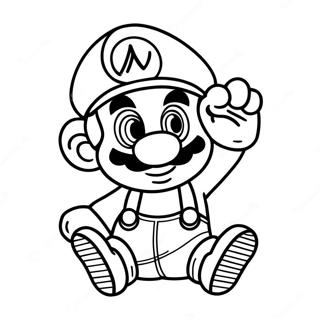 Page A Colorier De Bebe Mario Aventurier 48885-40612