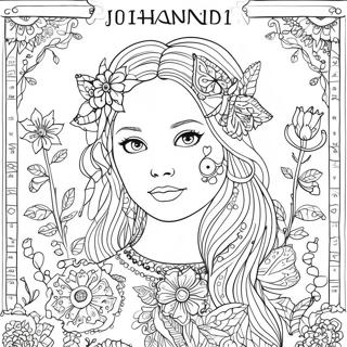 Page A Colorier Du Calendrier Johanna Basford 2017 48914-40627