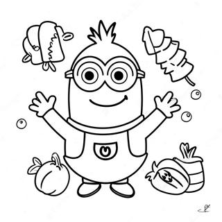 Page A Colorier De Thanksgiving Des Minions 48934-40646