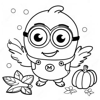 Page A Colorier De Thanksgiving Des Minions 48934-40648