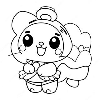 Anime Sanrio Pages À Colorier