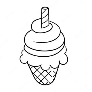 Page A Colorier Cone De Glace Licorne 48984-40686