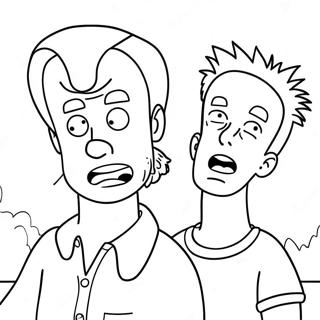 Beavis Et Butthead Pages À Colorier