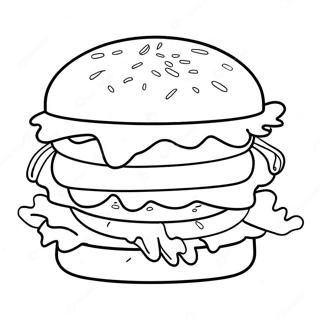 Page A Colorier Dun Hamburger 4901-3940