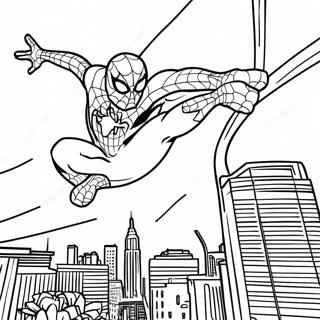 Spider Man Loin De Chez Soi A Colorier 49044-40734