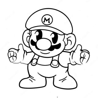 Page A Colorier Imposteur Mario Among Us 49105-40785