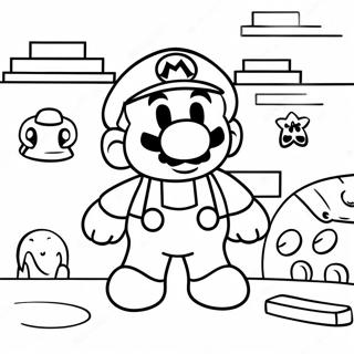 Page A Colorier Imposteur Mario Among Us 49105-40788