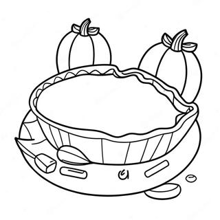 Nourriture De Thanksgiving Pages À Colorier