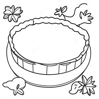 Page A Colorier De Tarte A La Citrouille Festive 49245-40890