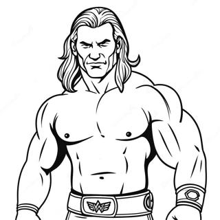 Page A Colorier Wwe Facile Et Simple 4931-3963