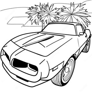 Pontiac Firebird Pages À Colorier