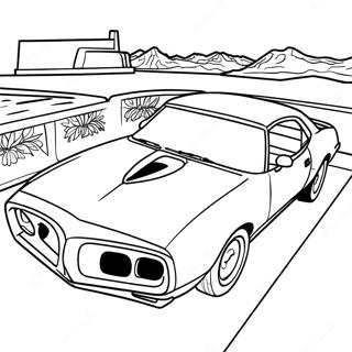 Page A Colorier Pontiac Firebird Classique 49364-40982