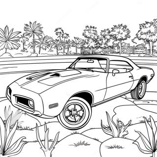 Page A Colorier Pontiac Firebird Classique 49364-40983