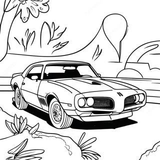 Page A Colorier Pontiac Firebird Classique 49364-40984