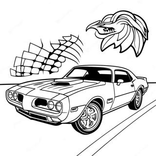 Page A Colorier Pontiac Firebird En Course 49365-40993