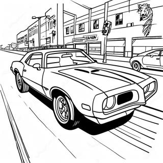 Page A Colorier Pontiac Firebird En Course 49365-40995