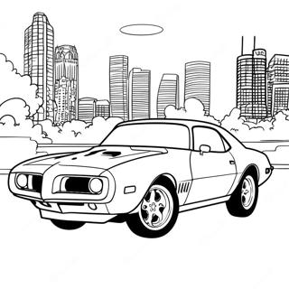 Page A Colorier Pontiac Firebird En Course 49365-40996