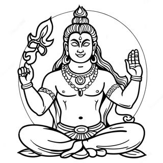 Page A Colorier Shiva 49374-41014