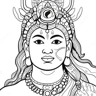 Page A Colorier Shiva 49374-41016