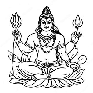 Page A Colorier Shiva 49374-41211