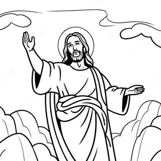 Page A Colorier De Lascension De Jesus 49434-41038